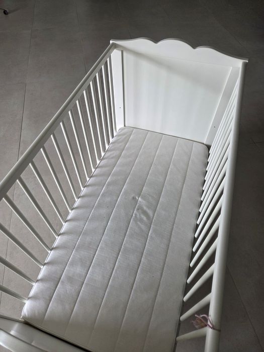 Cama Berço com grades segurança Branco