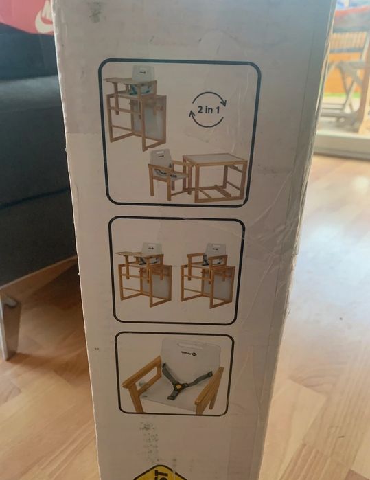 Cadeira refeição safety 1st