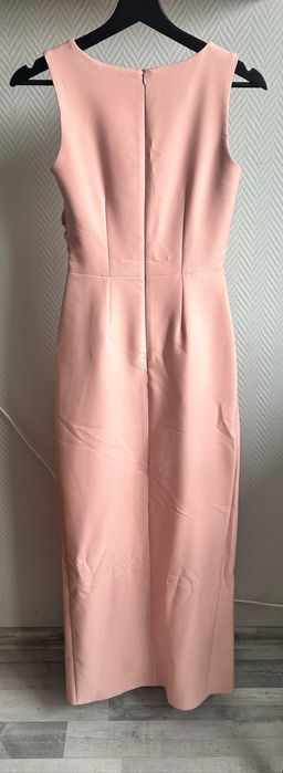 Długa suknia różowa 36