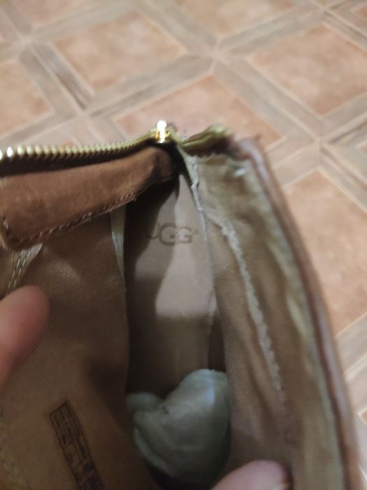 Кожаные ботинки UGG оригинал