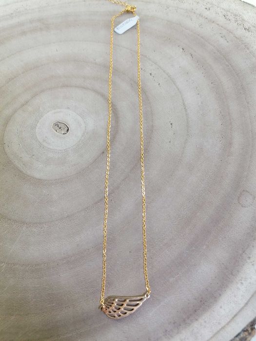 Colar asa em dourado - Aço