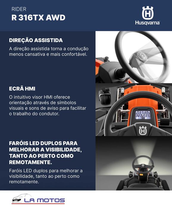 Rider Corta relvas Husqvarna  R 316TX