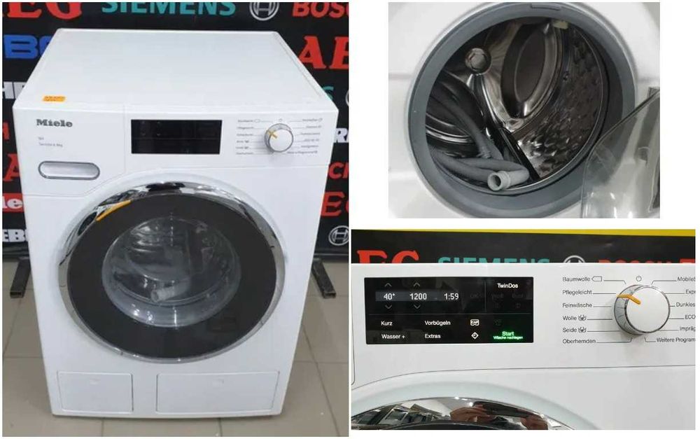ПРЕМІАЛЬНА Пральна Машина MIELE W1 8кг ПРАЛКА Сток 2021р ЄВРОПА