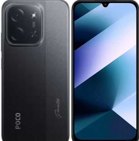 Смартфон Xiaomi Poco C85 black, green nfc