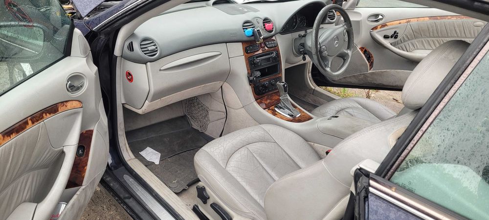 2003 MERCEDES CLK W209 2.6 V6 Gaz Automat Na części Zamiana