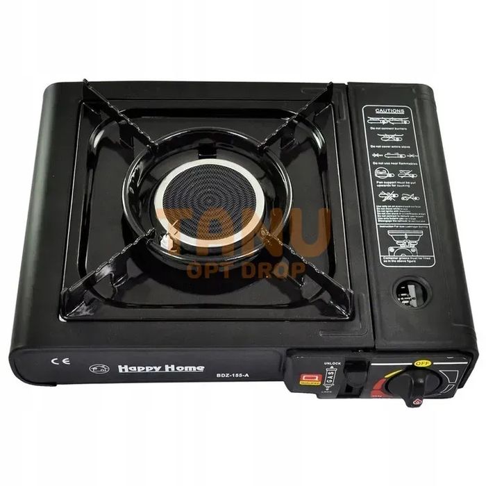 Портативна настільна керамічна газова плита із системою п'єзопідпалом