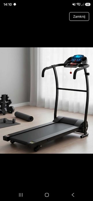 składana bieżnia elektryczna marki BluMill z modułem Bluetooth