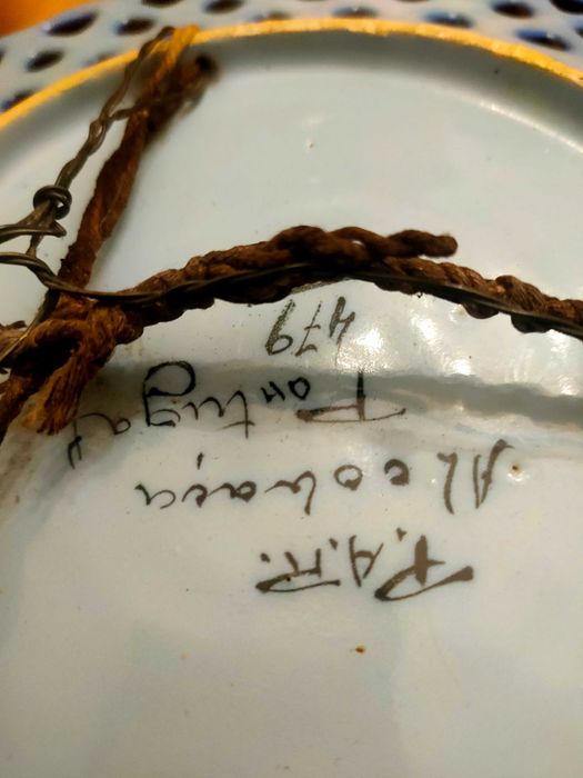 Prato faiança de Alcobaça P.A.R em bom estado