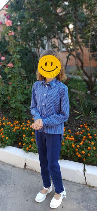 Блуза рубашка на девочку