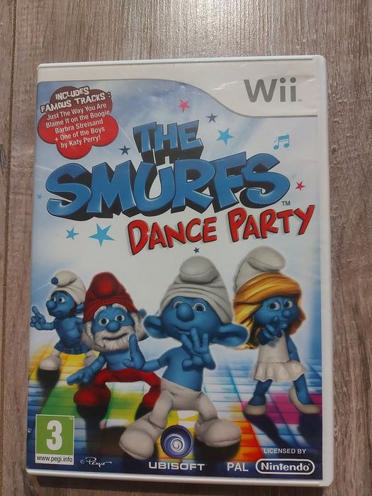 Игра для  Nintendo Will Play Motion, The SMURFS DANCEPARTY.