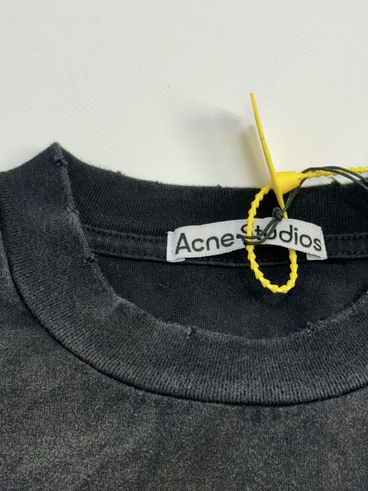 Acne Studios STOCKHOLM 1996 лонслив черный белый лонгслів футболка M L