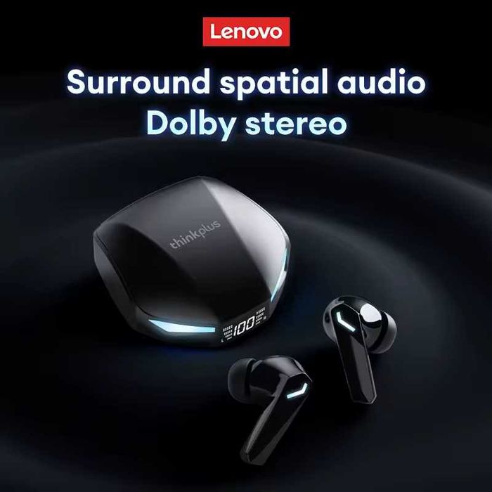 Słuchawki Bezprzewodowe Gamingowe Douszne LENOVO TWS Earbuds XT 53
