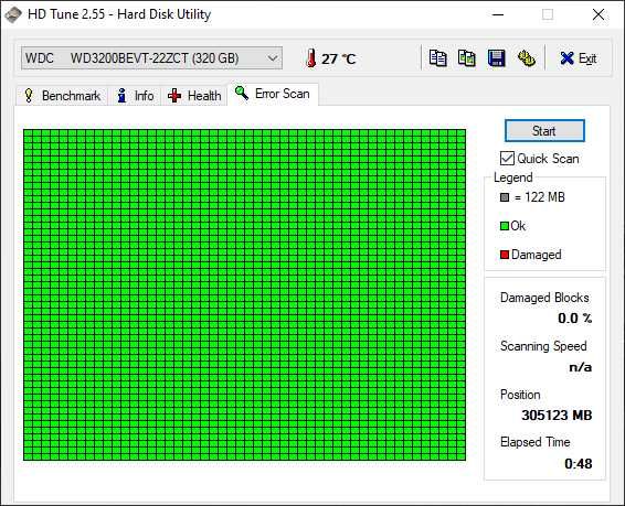 Dysk 2,5" 320GB WD Blue WD3200BEVT