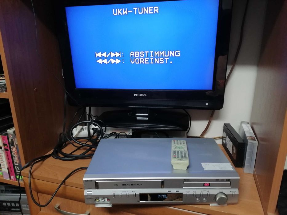 Magnetowid VHS Sanyo JCX-TS3000 HI-FI stereo Tuner  pilot COMBO