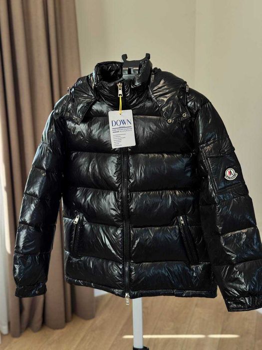 Куртка на пуху Чоловіча в стилі Moncler Монклер Розмір S/M