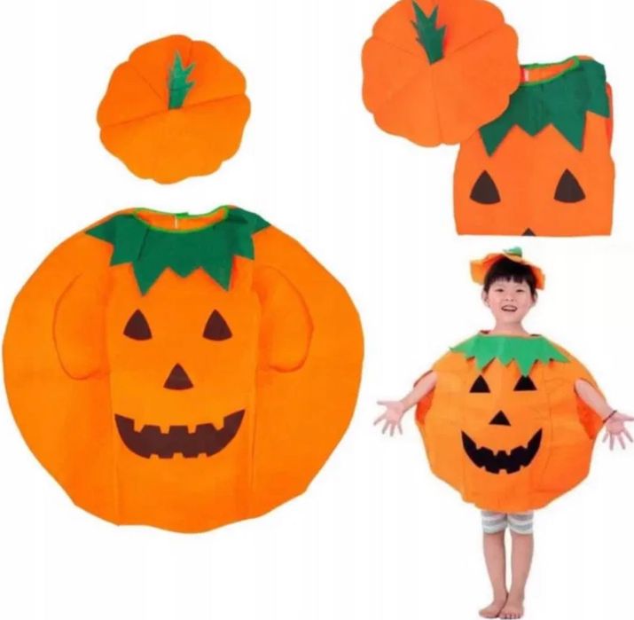HALLOWEEN DYNIA STRÓJ kostium uniwersalny dla dzieci 2-7 lat