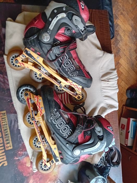 Profesjonalne rolki HUNDORA rozm45 stan dobry 3XTANIEJ OKAZJA mocne