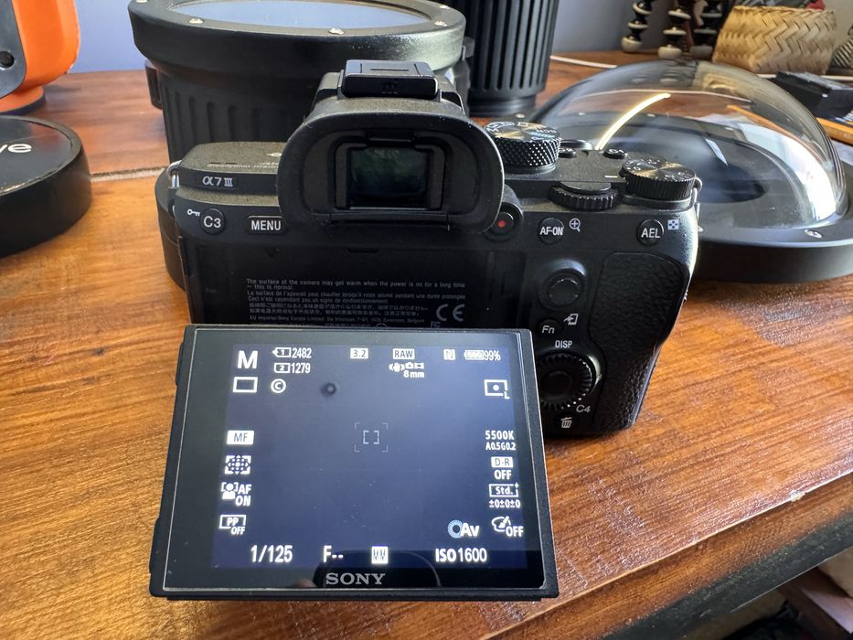 Sony a7iii + LiquidEye waterhousing