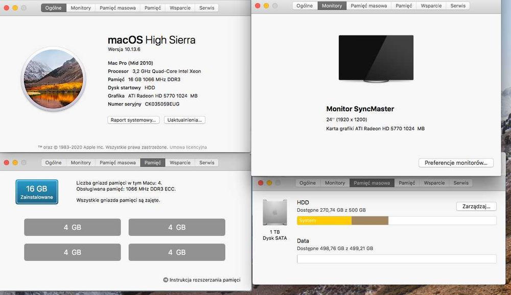 Apple MacPro 5.1 ze studia nagrań
