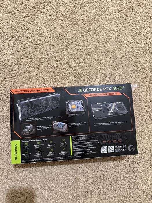 Відеокарта GIGABYTE GeForce RTX 5070 Ti WINDFORCE OC SFF 16G