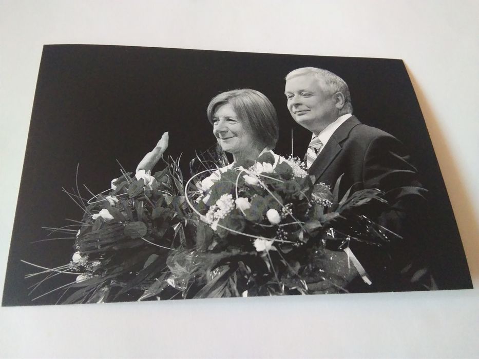Fotografia Lech Kaczyński i Maria Kaczyńska