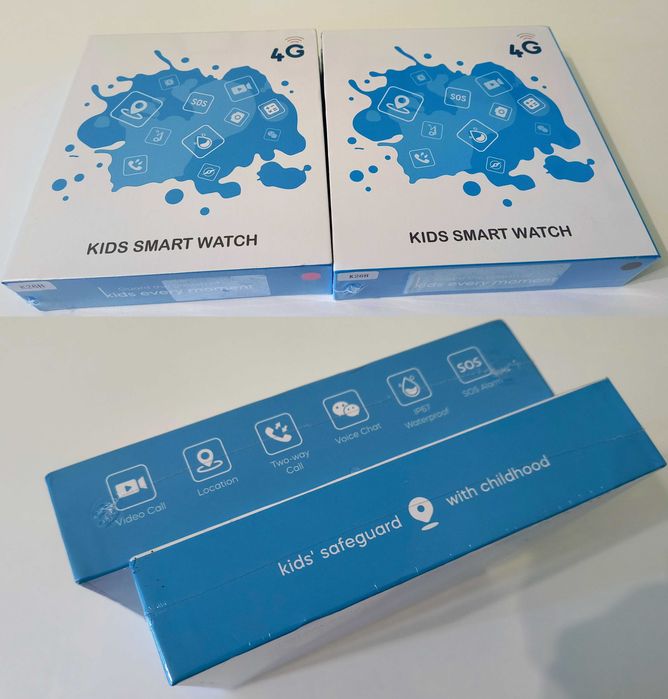 Дитячий смарт годинник К26 з GPS трекером, 4G SIM, Укр. Мовою