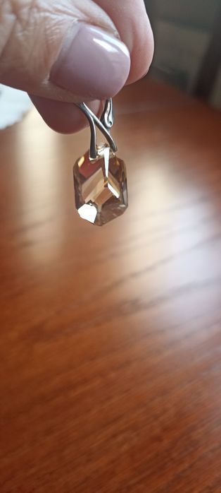 Kolczyki i pierścionek z kryształkami swarovskiego