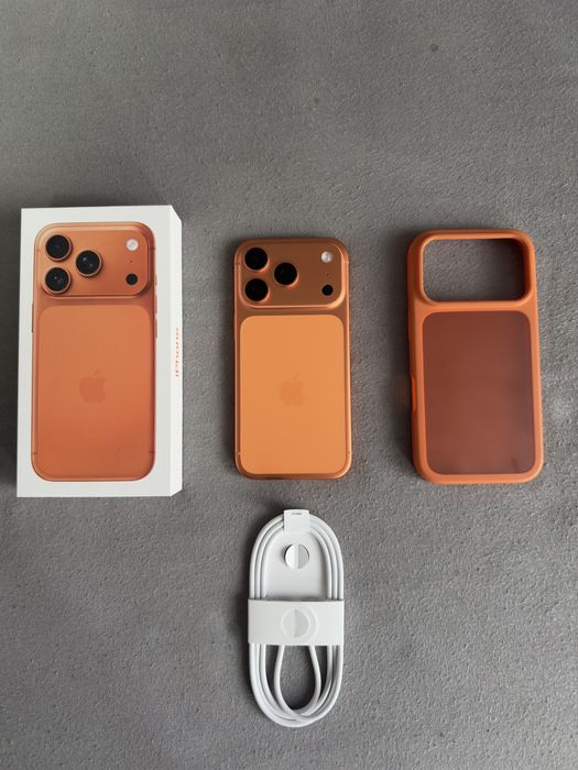 iPhone 17 Pro 256GB Orange  | 100% bateria | jak NOWY + dowód zakupu+gwarancja
