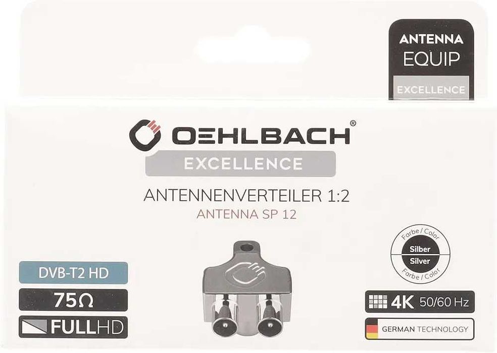Rozdzielacz anteny DVB-T2, DVB-C2