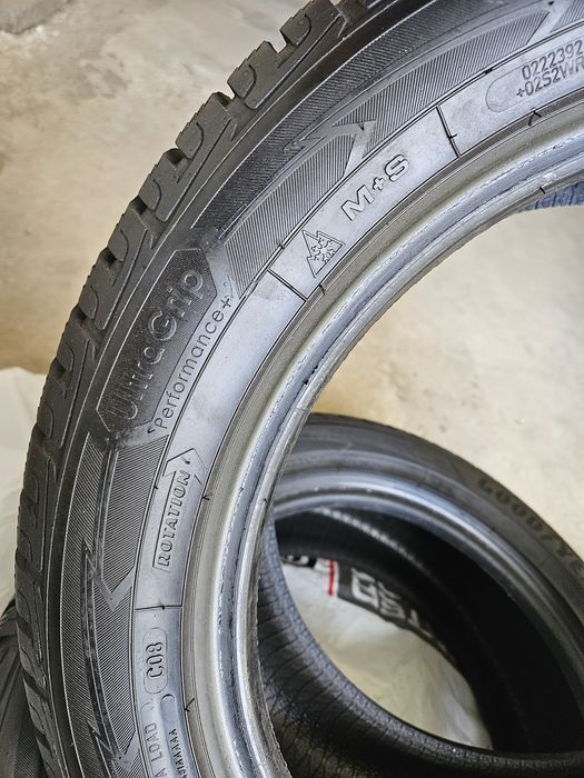 Opony zimowe 17 215 55 98V  GOODYEAR ULTRAGRIP - Jak Nowe.ok 8mm!!!