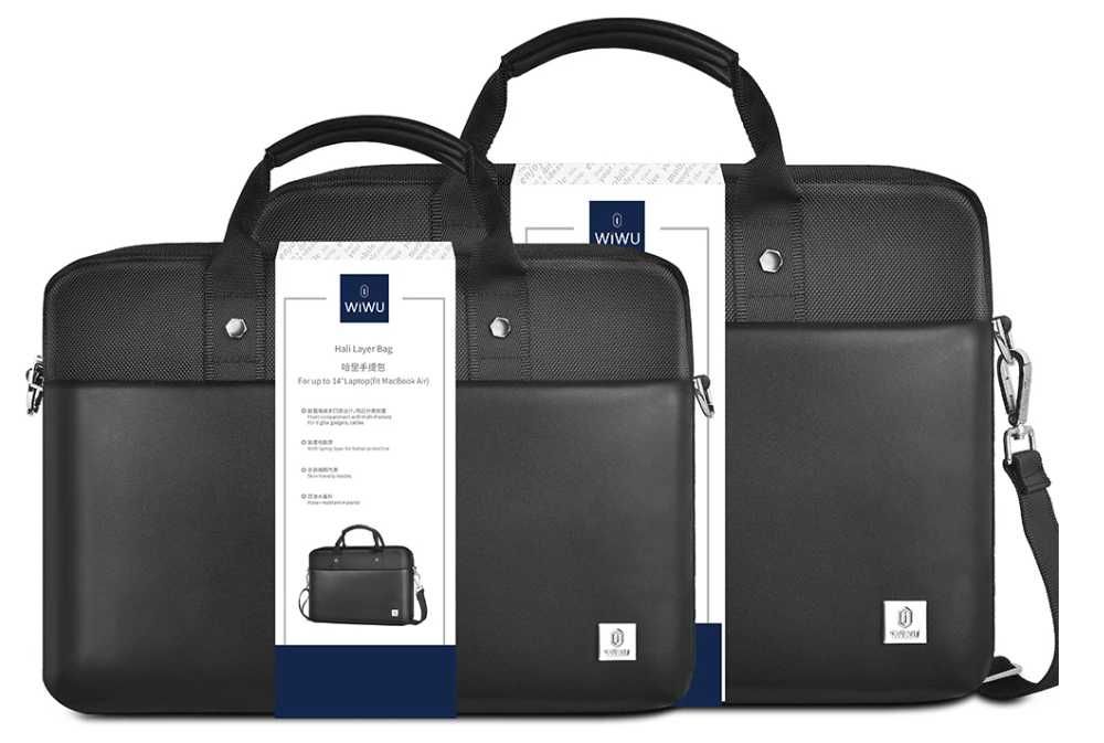 WIWU Elegancka Torba do Apple MacBook 14 / 13 czarna