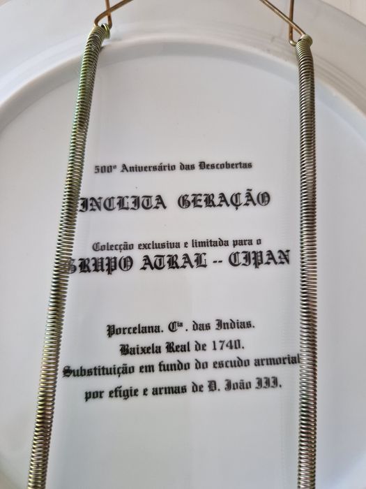 Pratos em Porcelana Companhia das Índias