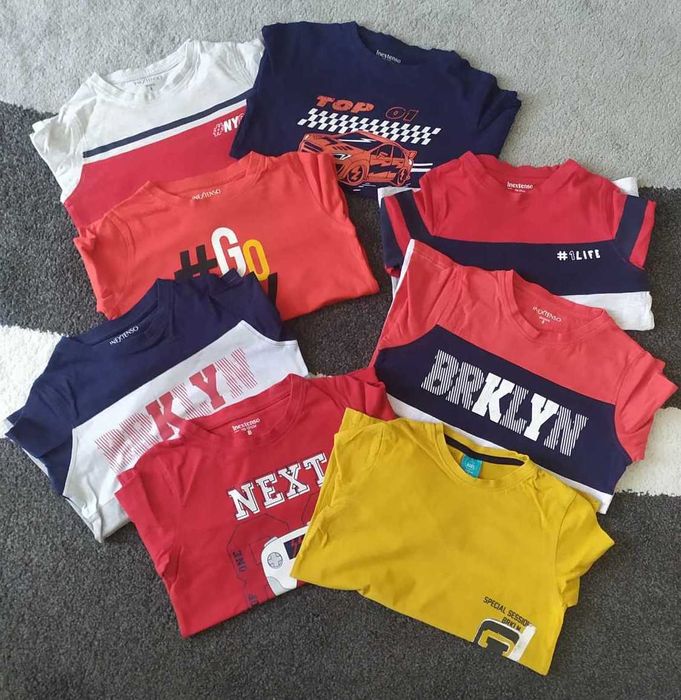 Koszulki chłopięce r.122/128 ~ Kraków