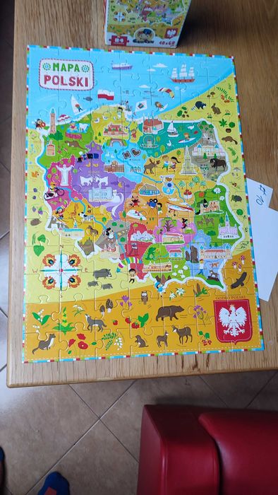 Puzzle mapa polski durze dziecięce #10