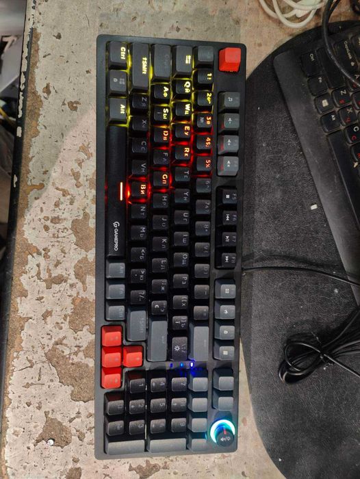 Клавиатура механическая проводная GamePro MK120R Red USB Black