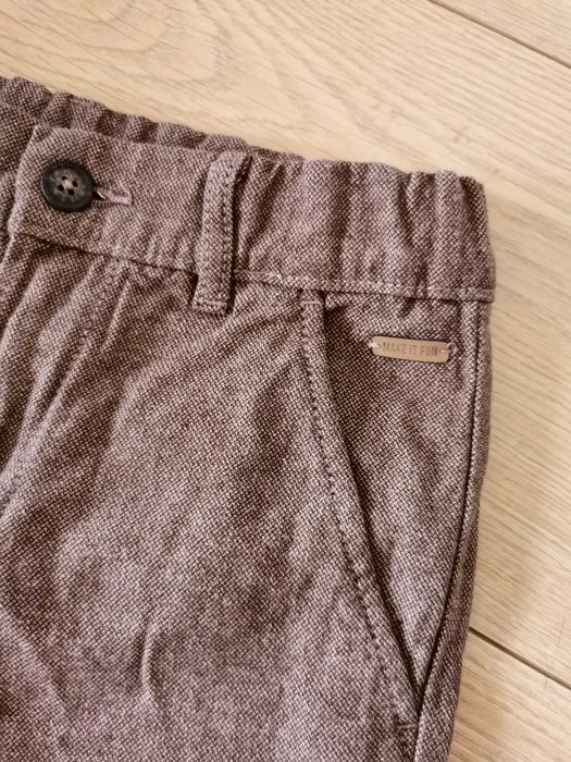 Eleganckie spodnie brązowe 134 H&M