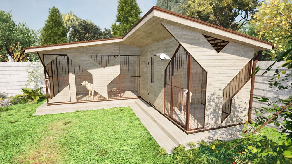 Проектирование и расчет вольеров, навесов, кровель и МАФов