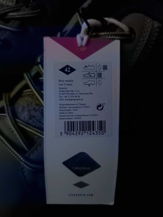 NOWE Buty męskie LEE COOPER, trapery, zimowe, rozm. 42, musztardowe