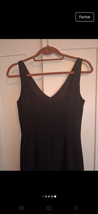 Vestido cerimónia preto vintage