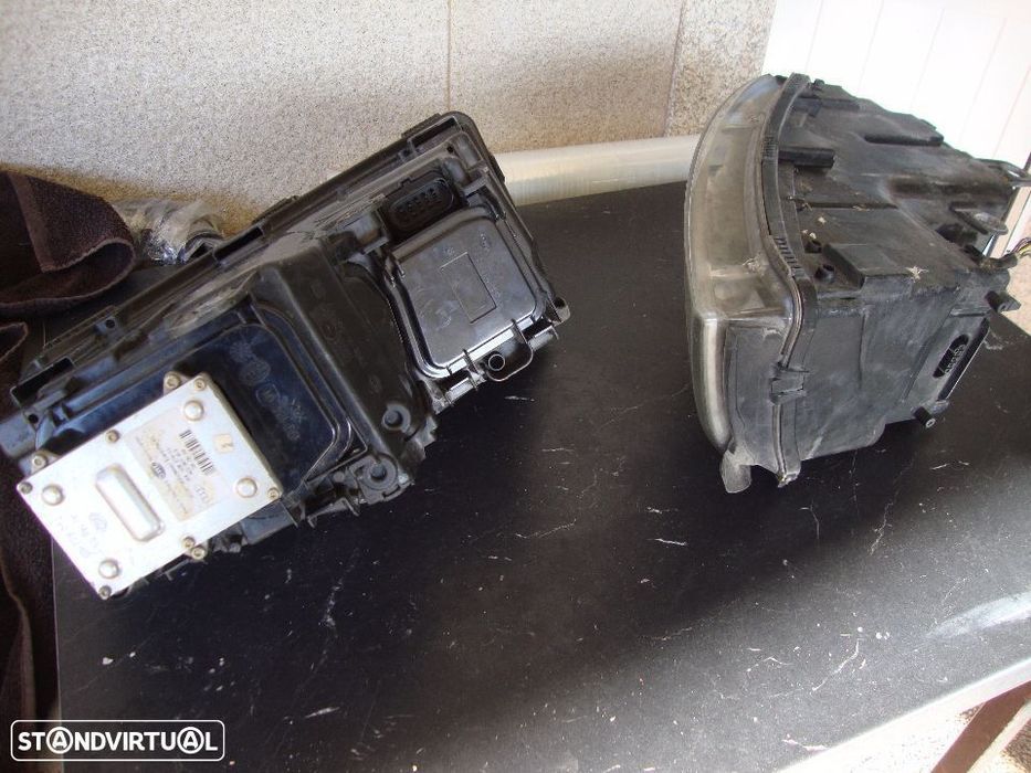 farois xenon direcionais Audi A8  pre-facelift grelha pequena