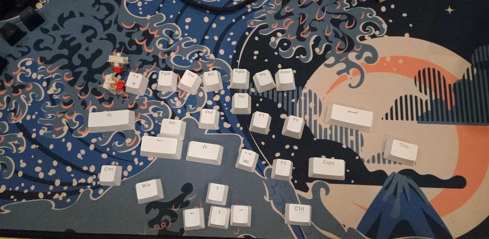 Клавиатура механическая проводная GamePro MK160B 75% RGB Black