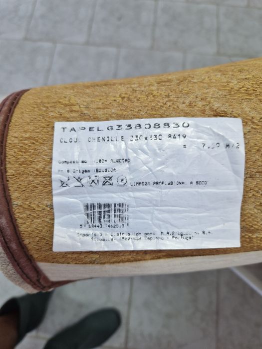 Tapete Cloud Chenille 2,3 x 3,3 Usado