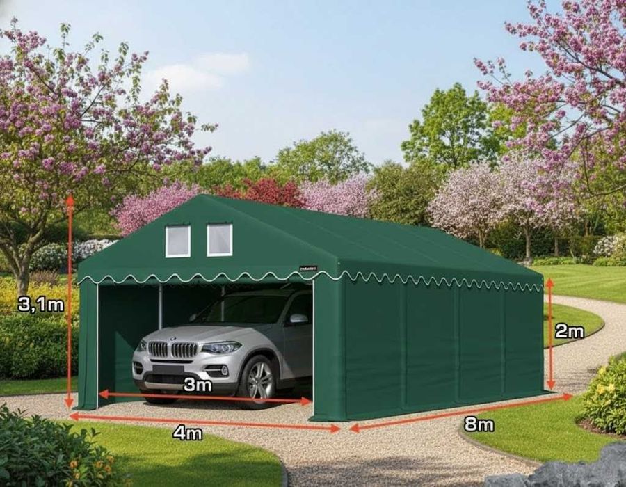 АКЦИЯ усиленн палатка ангар павильон 3х4 3х6 4х8 5х6 6х12 гараж 240г/м