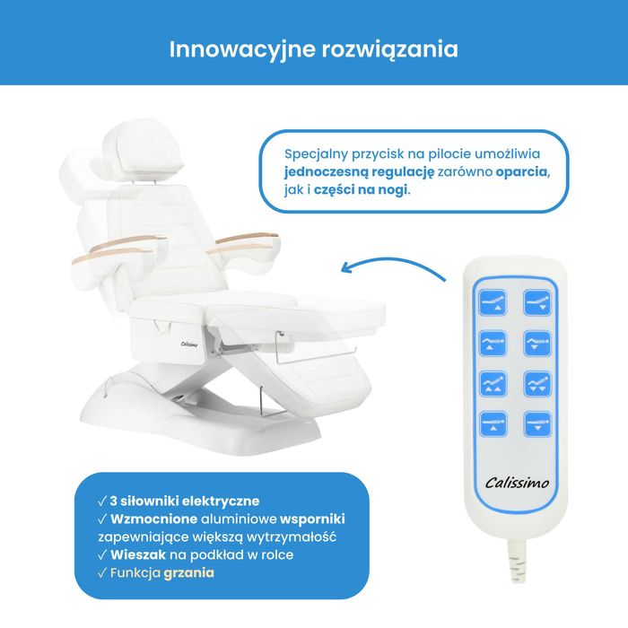 Кушетка косметологічна електрична Marcel, 3 мотори