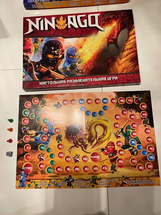 Настільні розважальні ігри Паровозики нінзяго пори року