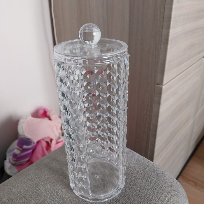 Pojemnik na waciki jak nowy