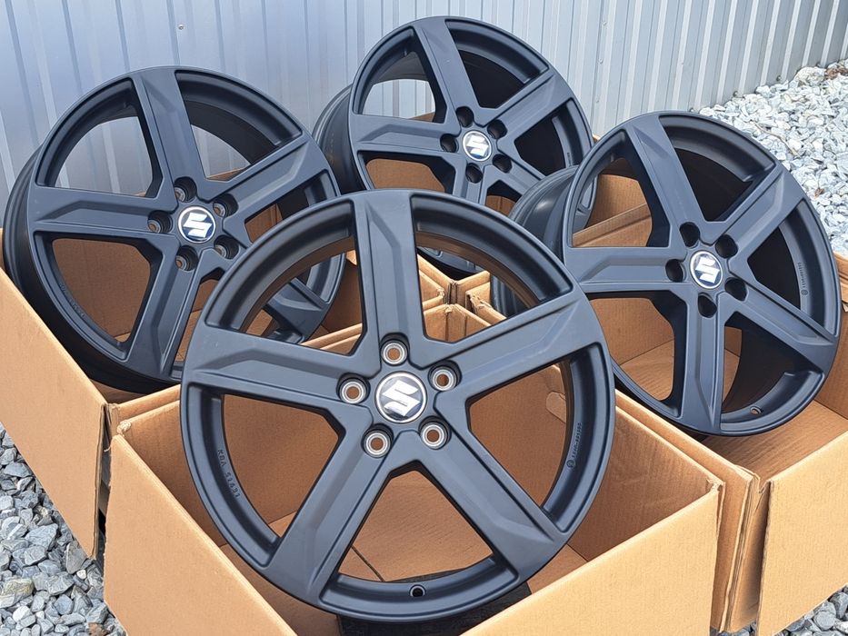 Alufelgi 18 NOWE 5x114 SUZUKI Vitara Swift SX4 S-Cross Kizashi Brock Czarne