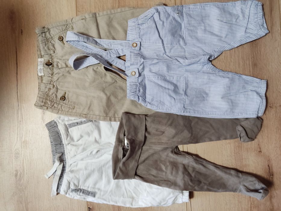 3 pary spodni Zara,hm,nebiwe,74