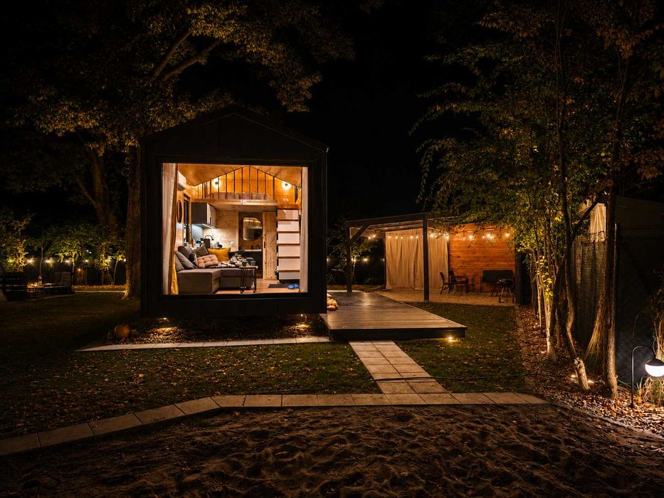 Domek nad jeziorem Spalona | Prywatna plaża, jacuzzi, pomost, kajak