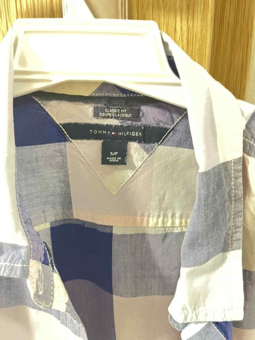 Koszula w kratkę Tommy Hilfiger rozmiar S 36 casual